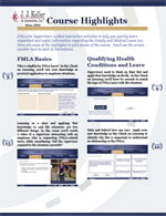 Course highlights: online training Course highlights: online training