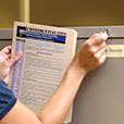 securing driver qualification forms in cabinet