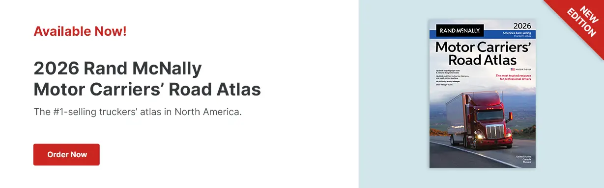 America's #1-selling truckers' atlas in North America - Shop Now!