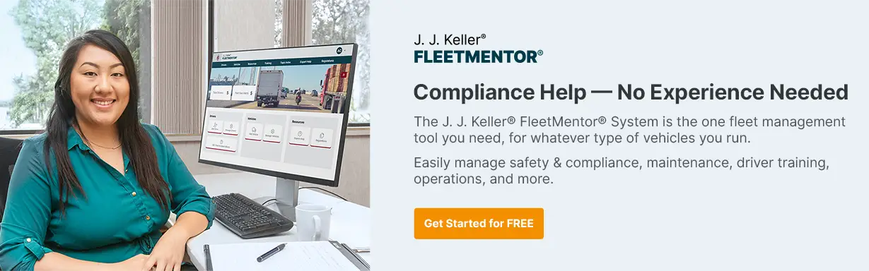 Easily manage safety & compliance, maintenance, driver training, and more. Get a free trial today.