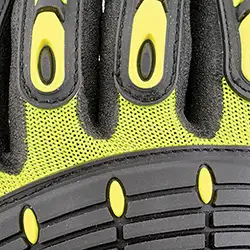 Close up of the thermoplastic rubber material