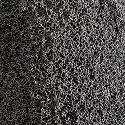 Close up of the foam latex material