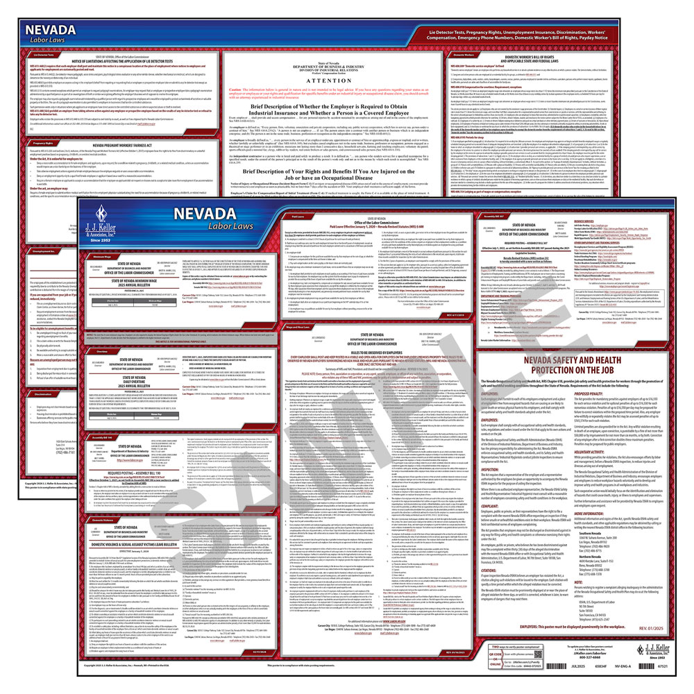 2023 Nevada & Federal Labor Law Posters