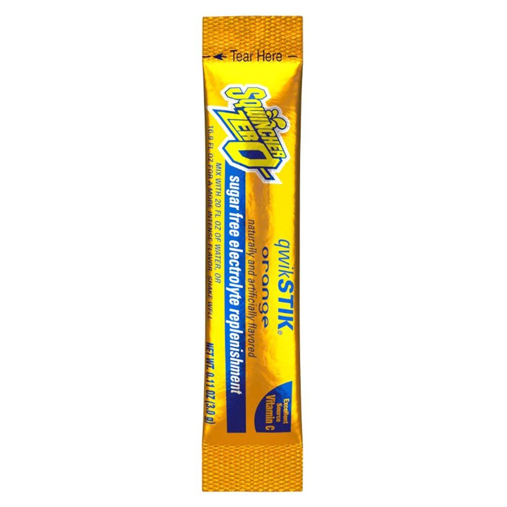 Sqwincher Zero Calorie Qwik Stick Sugar-Free Electrolyte Powdered Beverage Mix