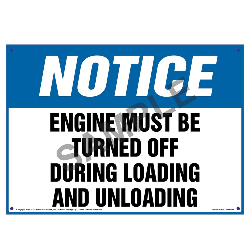 No Loading And Unloading Sign