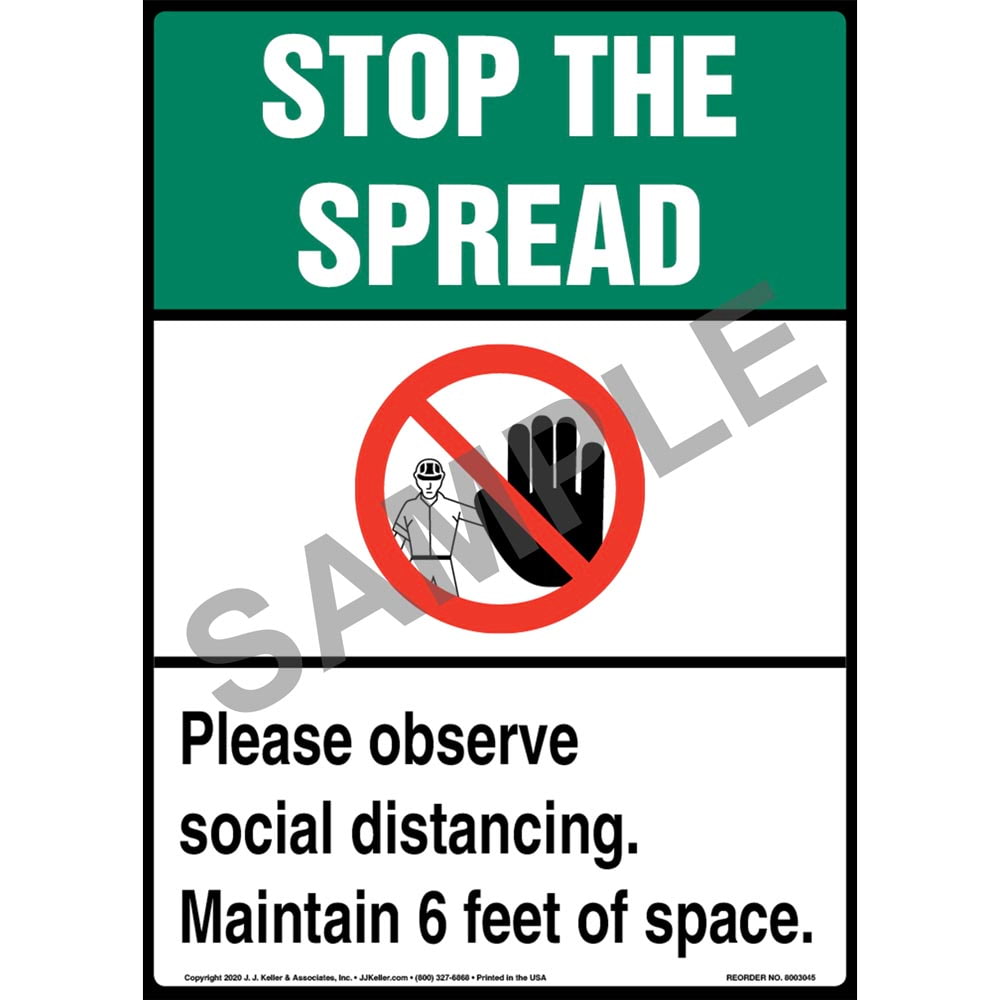 Social Distancing Door Stop Sticker 2m Sign Keep 2m apart Window Sticker X6W4 