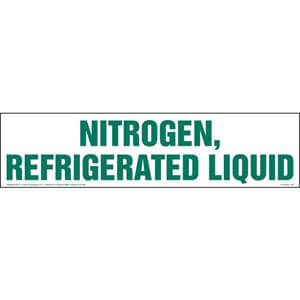 Nitrogen, Refrigerated Liquid Sign