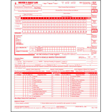 truck driver log book examples