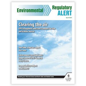 Environmental Regulatory Alert Newsletter