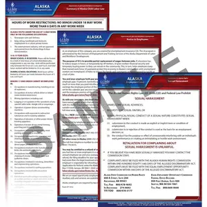 Alaska & Federal Electronic Labor Law Poster Management Service - 1-Year, English Main Image