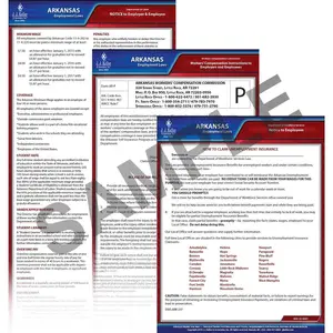 Arkansas & Federal Electronic Labor Law Poster Management Service - 1-Year, English Main Image