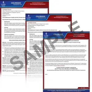 Colorado & Federal Electronic Labor Law Poster Management Service - 1-Year, English Main Image