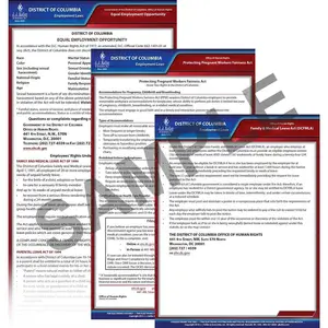District of Columbia & Federal Electronic Labor Law Poster Management Service - 1-Year, English Main Image