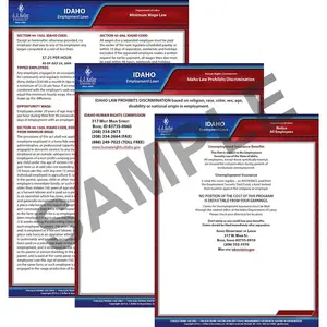 Idaho & Federal Electronic Labor Law Poster Management Service - 1-Year, English Main Image