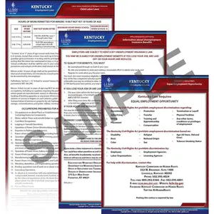 Kentucky & Federal Electronic Labor Law Poster Management Service - 1-Year, English Main Image
