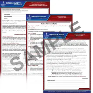 Massachusetts & Federal Electronic Labor Law Poster Management Service - 1-Year, Spanish Main Image