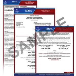 Nevada & Federal Electronic Labor Law Poster Management Service - 1-Year, English Main Image