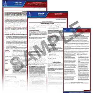 Oregon & Federal Electronic Labor Law Poster Management Service - 1-Year, English Main Image