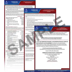 Tennessee & Federal Electronic Labor Law Poster Management Service - 1-Year, English Main Image