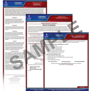 Virginia & Federal Electronic Labor Law Poster Management Service - 1-Year, English Main Image