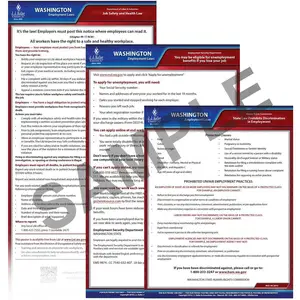 Washington & Federal Electronic Labor Law Poster Management Service - 1-Year, English Main Image