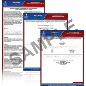 Wyoming & Federal Electronic Labor Law Poster Management Service - 1-Year, English Main Image