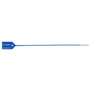 Light Duty Pull-Tight Plastic Security Seal - Stock, 8", Blue Main Image