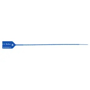 Medium-Duty Pull-Tight Plastic Security Seal - Stock, 10", Blue Main Image