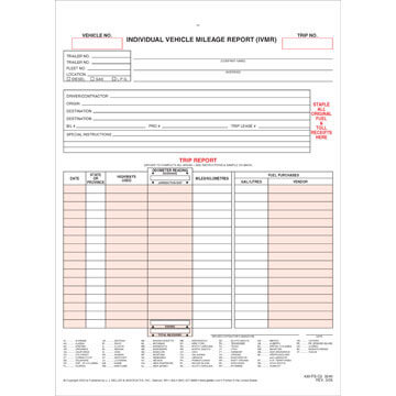 Individual Vehicle Mileage Report (IVMR)