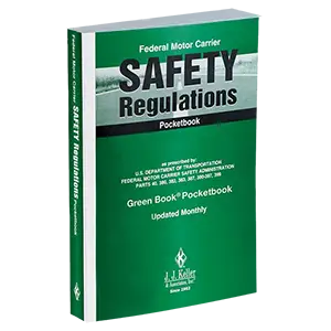 Federal Motor Carrier Safety Regulations Pocketbook (The Green Book®) - Softbound, 5" x 7" Main Image
