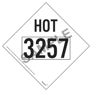 3257 Elevated Temperature Liquid HOT Marking - 176 lb Polycoated Tagboard Main Image