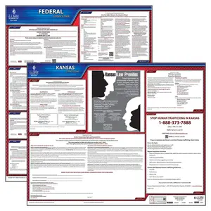 Kansas & Federal Labor Law Posters - State & Federal Poster Set, English Main Image