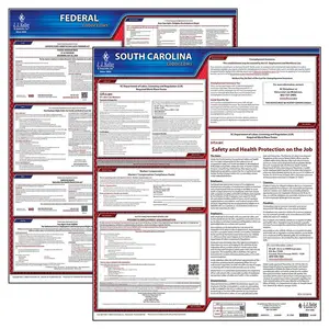 South Carolina & Federal Labor Law Posters - State & Federal Poster Set, English Main Image