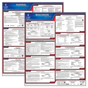 Wisconsin & Federal Labor Law Posters - State & Federal Poster Set, English Main Image