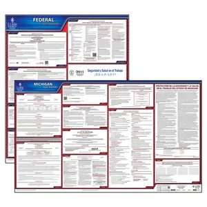 Michigan & Federal Labor Law Posters - State & Federal Poster Set, Spanish Main Image
