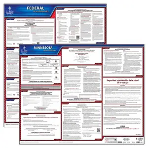 Minnesota & Federal Labor Law Posters - State & Federal Poster Set, Spanish Main Image