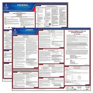 Hawaii & Federal Labor Law Posters - State & Federal Poster Set, English Main Image