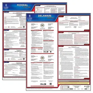 Delaware & Federal Labor Law Posters - State & Federal Poster Set, English Main Image