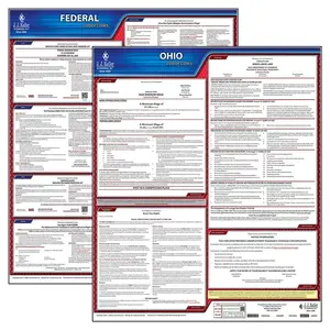 Ohio & Federal Labor Law Posters - State & Federal Poster Set, English Main Image