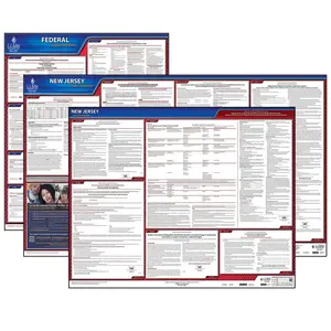 New Jersey & Federal Labor Law Posters - State & Federal Poster Set, Spanish Main Image