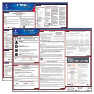 Missouri & Federal Labor Law Posters - State & Federal Poster Set, English Main Image