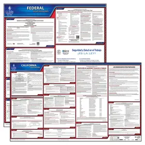 California & Federal Labor Law Posters - State & Federal Poly Poster Set, Spanish Main Image
