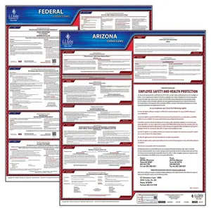 Arizona & Federal Labor Law Posters - State & Federal Poster Set, English Main Image