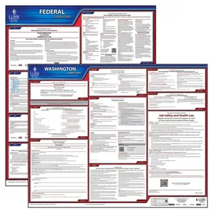 Washington & Federal Labor Law Posters - State & Federal Poster Set, English Main Image