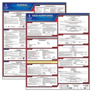 New Hampshire & Federal Labor Law Posters - State & Federal Poster Set, English Main Image