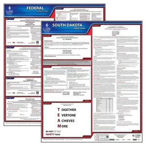 South Dakota & Federal Labor Law Posters - State & Federal Poster Set, English Main Image