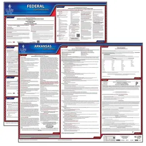 Arkansas & Federal Labor Law Posters - State & Federal Poster Set, Spanish Main Image