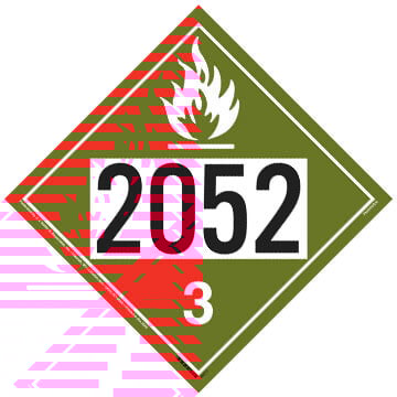 2052 Placard - Class 3 Flammable Liquid Main Image