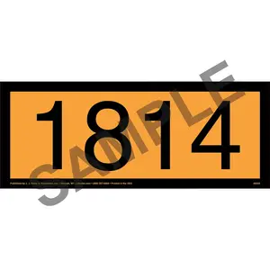 1814 Orange Panel - 4 mil Vinyl, Removable Adhesive Main Image