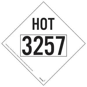 3257 Elevated Temperature Liquid HOT Marking - 20 mil Polystyrene Main Image
